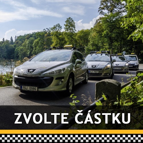 Taxi přeprava - zvolte částku přepravy